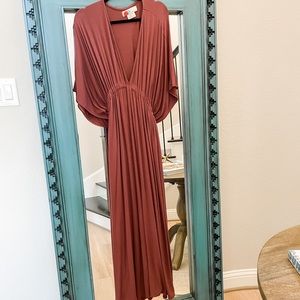 Free People Plum Maxi / Maternity Dress